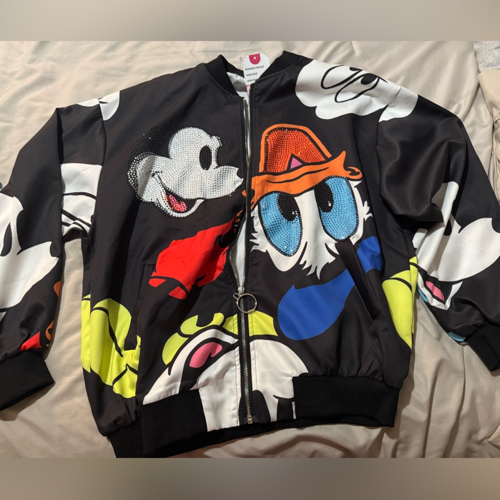 Vintage Colorful Mickey & Friends Jacket